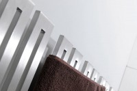 VOLGA otopné těleso 500x1500mm, 399W, broušený nerez ( NR515 )
