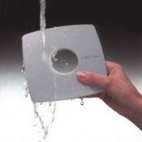 X-MART 10 koupelnový ventilátor axiální, 15W, potrubí 100mm, nerez ( 01040000 ) (12)