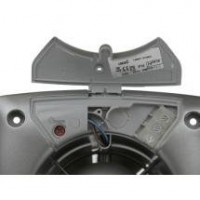 X-MART 12H koupelnový ventilátor axiální s automatem, 20W, potrubí 120mm, nerez ( 01054000 ) (13)