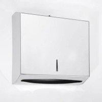 Zásobník na papírové ručníky 285x265x105 mm, leštěná nerez ( 113103031 ) (12)