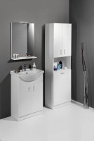 SIMPLEX ECO vysoká skříňka s košem 50x180x30cm (5)