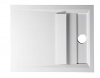 VARESA sprchová vanička z litého mramoru se záklopem, obdélník 110x90x4cm (4)