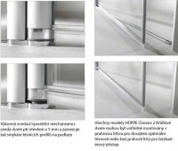 zvedací mechanismus/montáž s prahovou lištou, bez prahové lišty