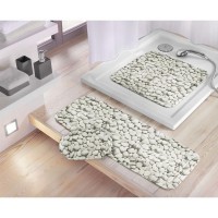 STEPSTONE polštářek do vany 32 x 22 cm , šedý ( 4387189008 ) (2)