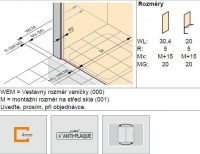 HÜPPE CLASSICS 2 EasyEntry boční stěna způsob montáže