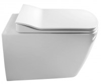 GLANC WC sedátko, Slim soft close, duroplast, bílá (2)