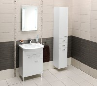 ZOJA/KERAMIA FRESH skříňka vysoká 35x184x29cm, levá, bílá( 51220 ) (26)