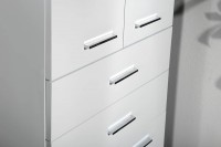 ZOJA/KERAMIA FRESH skříňka vysoká se zásuvkami 50x184x29cm, bílá ( 51291 ) (4)