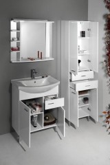 ZOJA/KERAMIA FRESH skříňka vysoká se zásuvkami 50x184x29cm, bílá ( 51291 ) (6)