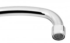 Výtoková hubice tvar J, 3/4'x18x284mm, chrom ( 15J250 ) (2)