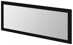 TREOS  zrcadlo v rámu 1100x500x28mm, černá mat (TS101)