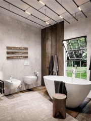 KLUDI BALANCE vanová a sprchová jednopáková baterie stojánková, bílá/chrom ( 525909175 ) (8)