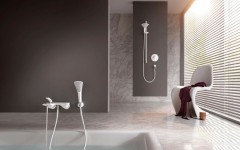 KLUDI BALANCE podomítková sprchová jednopáková baterie,  bílá/chrom ( 526559175 ) (6)