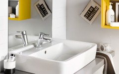 KLUDI PURE&EASY jednopáková umyvadlová baterie 70 DN 15 s výpustí pro BEZTLAKOVÝ průtokový ohřívač vody, chrom ( 372760565 ) (3)