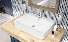 KLUDI PURE&EASY jednopáková umyvadlová baterie 70 DN 15 s výpustí pro BEZTLAKOVÝ průtokový ohřívač vody, chrom ( 372760565 ) (4)