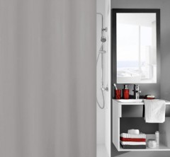 KOUPELNOVÝ ZÁVĚS KITO  120x200cm  textilní, šedý ( 4937905238 ) (5)