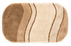 SIESTA koupelnová předložka ovál 60x100 béžová ( 5476231360 ) (4)