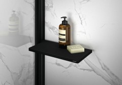 HÜPPE Select+ Organizer tablet, odkládací polička 213x110x10mm, Black Edition - černá matná (SL2101123)