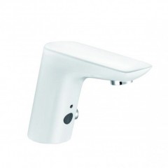 KLUDI BALANCE elektronická umyvadlová stojánková  baterie bez výpusti, bílá/chrom ( 5220091 )