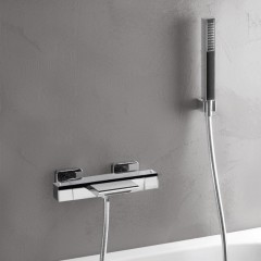 DIMY nástěnná vanová termostatická baterie, kaskáda, chrom, ( UN57306 ) (2)