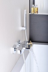 DIMY nástěnná vanová termostatická baterie, kaskáda, chrom, ( UN57306 ) (4)
