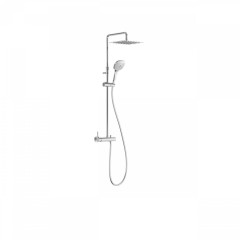 TRES LEX sprchová jednopáková baterie s horní talířovou sprchou a ruční sprchou, chrom (08119704)
