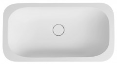 IMPALA umyvadlo pod desku 672x166x355mm, Rockstone, bílá mat (IM630) (2)