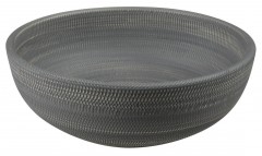 PRIORI keramické umyvadlo, průměr 41 cm, 15 cm, šedá se vzorem (PI024) (3)