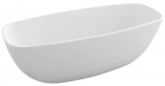 IPANEMA volně stojící vana litý mramor 168x72x49cm, bílá ( 69911 )