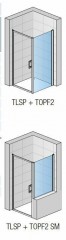 TOP-LINE S jednokřídlé sprchové dveře + boční stěna