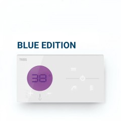 TRES SHOWER TECHNOLOGY BLUE EDITION zapuštěné elektronické termostatické ovládání, 3-cestné,  pro ruční sprchu, horní sprchu, boční trysky, bílé (49286398) (5)