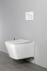 PORTO závěsná WC mísa s bidetem, Rimless, 36x52 cm, bílá (PZ102RX) (6)