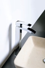 GINKO 25 stojánková umyvadlová baterie vysoká, bez výpusti, chrom ( 1101-04 ) (2)