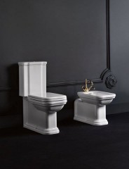 WALDORF WC kombi, spodní/zadní odpad, bílá-bronz (WCSET18-WALDORF) (2)