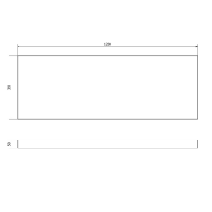AVICE deska 120x39cm, šedý kámen (AV11210) (3)