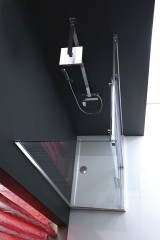 ALTIS LINE boční stěna 900mm, čiré sklo, výška 2000mm, sklo 8mm (AL6015C) (3)