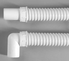 FLEXY ohebná propojovací trubka, L-80 cm, koleno 40/40 mm (164.321.0) (4)