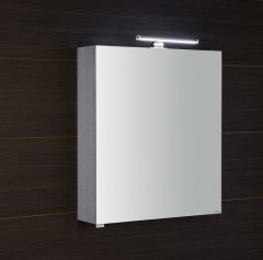RIWA galerka s LED osvětlením, 50x70x17cm, dub stříbrný (RIW050-0011) (3)