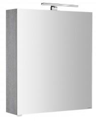 RIWA galerka s LED osvětlením, 60x70x17cm, dub stříbrný (RIW060-0011)
