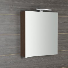 RIWA galerka s LED osvětlením, 60x70x17cm, borovice rustik (RIW060-0016) (2)