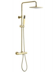 DAKAR teleskopický sprchový sloup s termostatickou baterií, zlato (SZ139) (1)