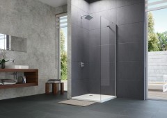 HÜPPE DESIGN pure Walk-In boční stěna samostatně stojící 087