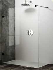HÜPPE SOLVAPro bezrámová Walk-In boční stěna samostatně stojící, upevnění vlevo, příčná vzpěra, (7R01) 123