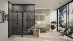 HÜPPE DESIGN pure Walk-In boční stěna s výklopným segmentem, (8P12) (8)