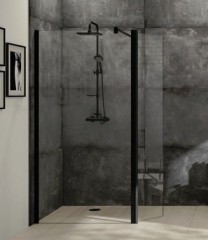 HÜPPE DESIGN pure Walk-In boční stěna s výklopným segmentem 123