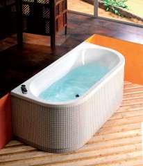 VIVA D nepravidelná vana  175x80x47cm, bílá ( 89119 ) (58)