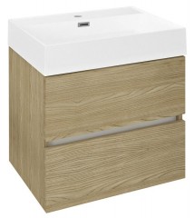 ODETTA umyvadlová skříňka 57x50x43,5cm, jilm bardini (DT060-1313)