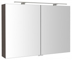 RIWA galerka s LED osvětlením, 101x70x17cm, borovice rustik (RIW100-0016)