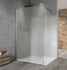VARIO CHROME jednodílná zástěna k instalaci ke stěně, matné sklo, 1200 mm (GX1412GX1010)