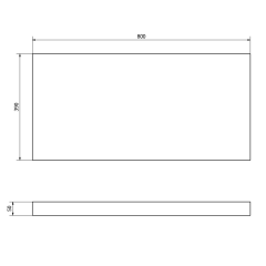 AVICE deska 80x39cm, štípaný kámen (AV889) (3)